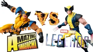 Wolverine action figure. Marvel legends vs yamaguhi revoltech.