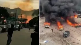 Tanker truck explodes on Chinese motorway, killing 19 people
