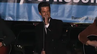 The Killers - Brandon Flowers Performs "Read My Mind" & "Home Means Nevada" (GOTV Rally Las Vegas)