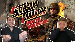 Starship Troopers (1997) MOVIE REACTION! FIRST TIME WATCHING!!