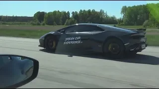 570 HP Ferrari 458 Italia Spider vs 610 HP Lamborghini Huracán LP610-4