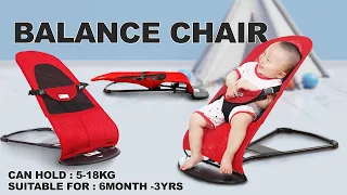 Portable baby bouncer balance chair