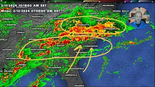 Sunday wx vlog 2/11/2024: Heavy rain and severe storms possible Monday.