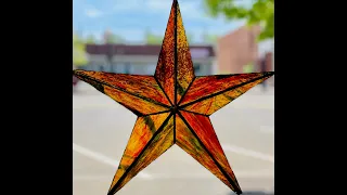 Stained Glass 3D Star