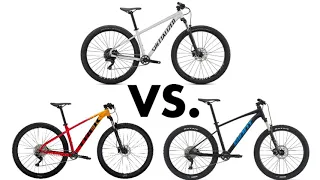 2021 Trek Marlin 7 vs. Giant Talon 1 vs. Specialized Rockhopper Comp