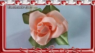 Diy ribbon roses, how to make satin ribbon roses,kanzashi roses tutorial