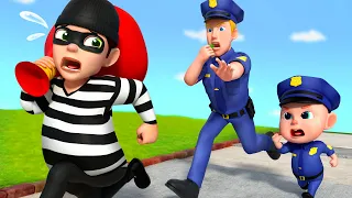 Police Resue Baby - Police Song | More Nursery Rhymes & Kids Songs | Rosoo - Baby Songs