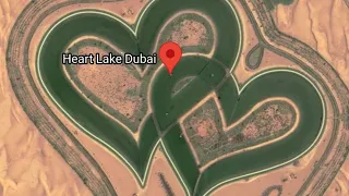 2 Dill from Google Map,Mysterious Love Lakes Spotted Near Al Qudra In Dubai | Curly Tales#shorts