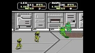 Teenage Mutant Ninja Turtles II: The Arcade Game NES 2 player Netplay game