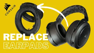 How To Replace Earpads for Corsair HS70 Pro HS60 HS50 HS75