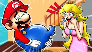OMG!!! Mario is Pregnant?...What Happened? - Mario & Peach Love Story - Super Mario Bros Animation