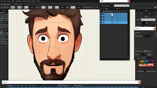animate Facial expressions Midjourney and MOHO