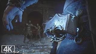 God of War Ragnarok - Kratos Meets Thor and Odin + Thor Boss Fight