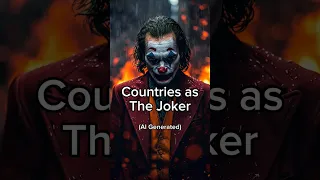 Ai Draws Countries as The Joker!