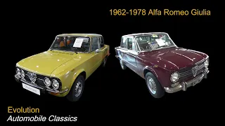 1962 - 1978 Alfa Romeo Giulia Evolution