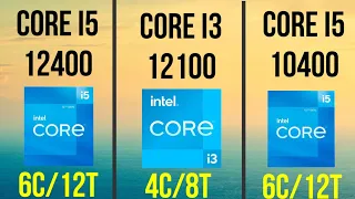 I3-12100VS I5-12400 VS I5-11400 ON 1080P WITH RTX 3060TI BEST INTEL GAMING CPU IN 2022