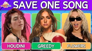 🎵 SAVE ONE SONG - Most Popular Songs Ever 🎙️🔥 | Music Quiz | Choose Your Favoritte Song