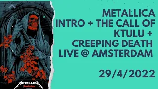 Metallica - Intro + The Call of Ktulu + Creeping Death - Live @ Amsterdam - 29/04/2023