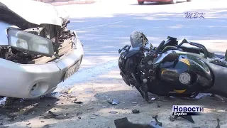 Просит помощи пострадавший в аварии бердский мотоциклист