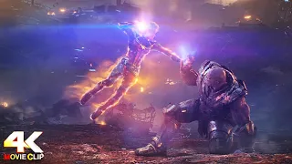 Avengers: Endgame (2019) - Captain Marvel vs Thanos scene [4K 60fps]