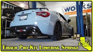 2019 BRZ Eibach Pro-Kit Lowering Springs Installed at WORKS Motorsports