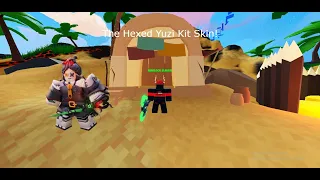 The Hexed Yuzi Kit Skin is Scary! (Roblox BedWars)