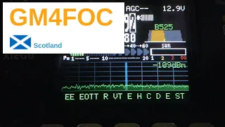 GM4FOC -  QSO 28 MHz indoor antenna 20 W