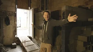 Abandoned House Renovation Project - Downstairs Walls Almost Finished