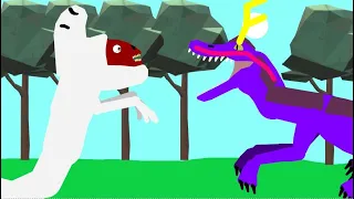 Bridge worm vs Belle bottom Dragon (Trevor henderson vs Cartoon ep3)