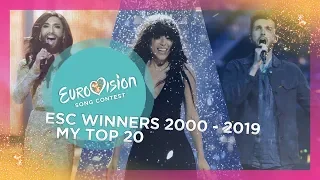 ESC WINNERS 2000-2019 | MY TOP 20