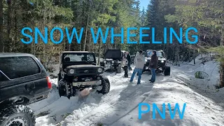 PNW SNOW WHEELING Roxor, Toyota, Jeeps PT.1