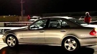 Mercedes E500 v/s CLS500 1/4 mile!