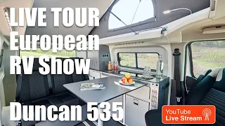 Ford Minivan Conversion to Camper Van, Duncan 535 - LIVE TOUR at European RV Show