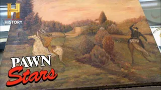 Pawn Stars: RARE Painting Undergoes INTENSE Examination - "Too Difficult to Sell!" (Season 9)