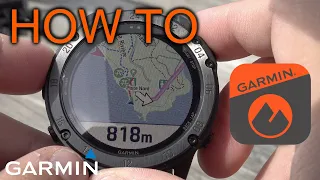 How to use Garmin Explore App with Garmin Tactix / Fenix