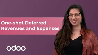 One-shot deferred revenues and expenses | Odoo Accounting