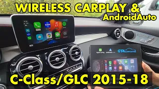 Wireless CarPlay and AndroidAuto in Mercedes C-Class GLC-Class 2015-2018