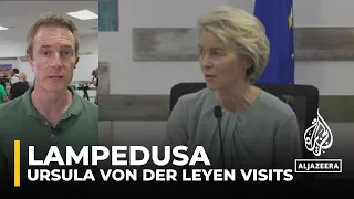 Italy migrant crisis: Ursula von der Leyen is visiting Lampedusa
