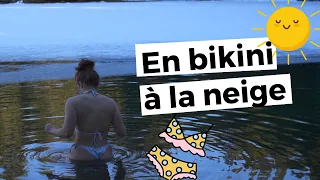 EN BIKINI À LA NEIGE !! 😱👙