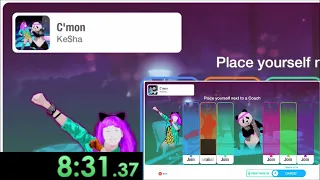 WR!! Just Dance 2022 Quickplay speedrun in 5:09:38!