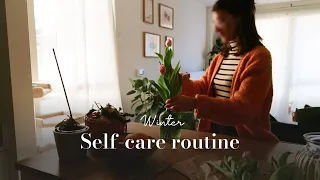 Self-care routine on a cold day | Staying healthy, energising myself and making chai tea