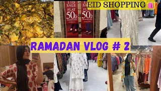 Ramadan Vlog# 2 | Hunting for Affordable Eid Outfit 🛍️ | Sapphire and J. new eid collection
