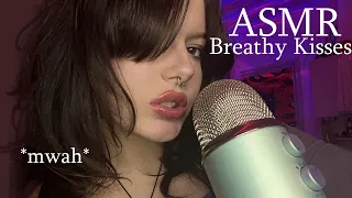Breathy Kisses ASMR | Anticipatory Whispers, Rambling, Mouth Sounds, Hand Movements