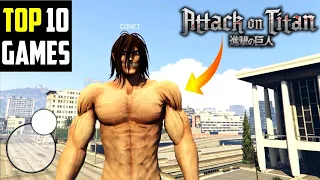 TOP 10 Attack on Titan Games for Android