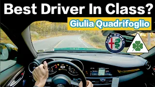 How good is the 2022 Alfa Romeo Giulia Quadrifoglio? (POV binaural audio)