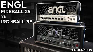 ENGL Fireball 25 vs Ironball SE! Comparing Two EPIC "Lunchbox" amps!