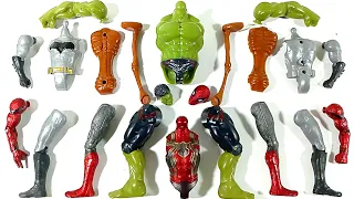 Assemble Batman VS Spiderman VS Siren Head VS Hulk Smash Avengers Superhero Toys