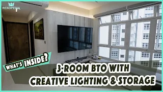 3-Room BTO in Yishun with Creative Lighting & Storage Space l What's Inside