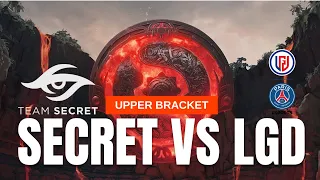 Team Secret Vs PSG.LGD Upper Bracket Quarterfinal final game 1 |The International 2022 | dota 2 ti11