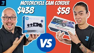 We Tested Cheap and Expensive Motorcycle Dash Cam | HP Moto Cam M550 VS Cheap Motorcycle Dash Cam